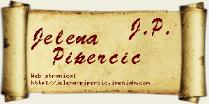 Jelena Piperčić vizit kartica